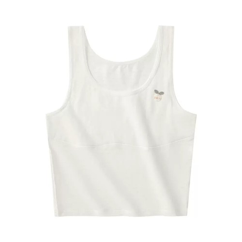 Girls Tank Top Stretch Undershirts Bra Sleeveless Camisole Teenage Puberty Bra - Picture 19 of 24