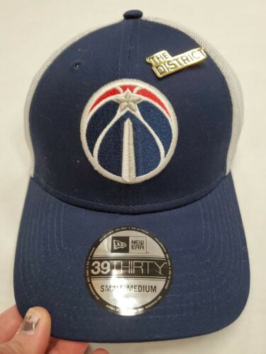 Washington Wizards Hat Cap Strap Back Blue Circle Logo NBA