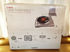 ION TTUSB Turntable for Digital Vinyl Album/Cassettes Conversion   NEW  Sealed