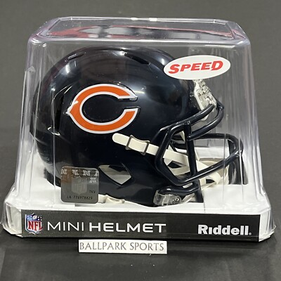#ad Chicago Bears Speed Mini Helmet Riddell NFL Licensed Brand New $34.99