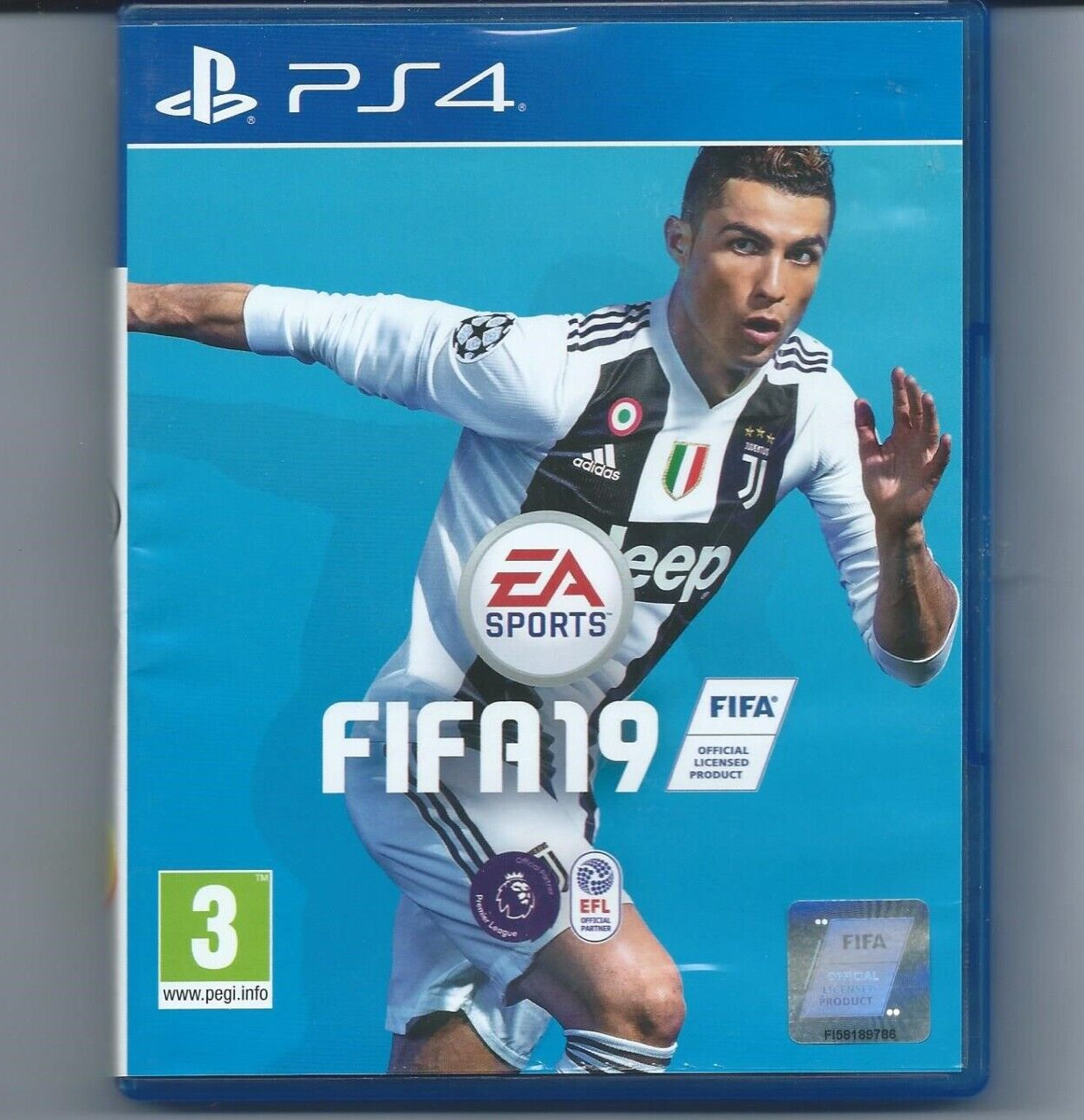 FIFA 19 For PlayStation 4 PS4 EA Sports Video Game PEGI 3 Sports Football Used