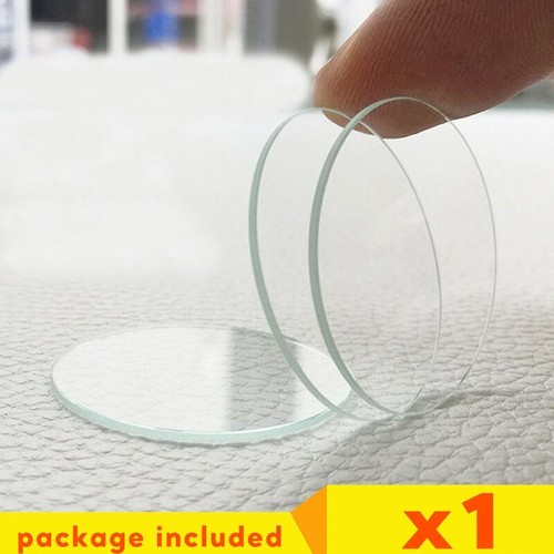 Saphirglas 3mm Flache Runde Uhr Kristall 28mm-42mm Mineralglas Linse Watch Glass - Bild 2 von 6