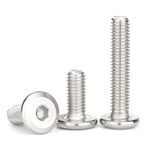M2 - M12 Tornillos Conector Muebles Hexagonales Cabeza Plana Allen Tornillos A2 Acero Inoxidable - Imagen 6 de 130