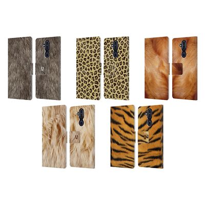HEAD CASE DESIGNS FURRY COLLECTION LEATHER BOOK WALLET CASE FOR NOKIA PHONES