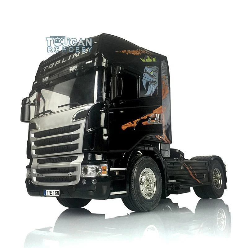 1/14 Toucan RC R730 Highline Painted Tractor Truck Model Gripen Motor - Image 2 of 4