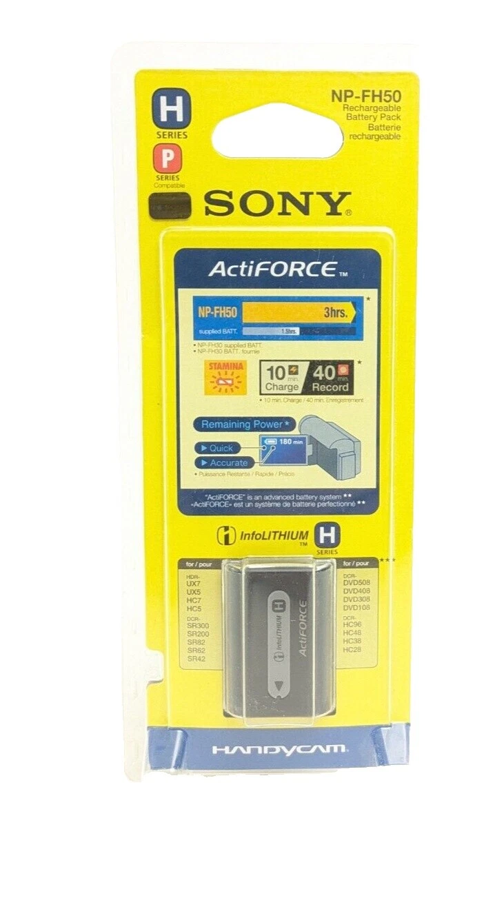 Sony Li-Ion Camera Batteries for Sony