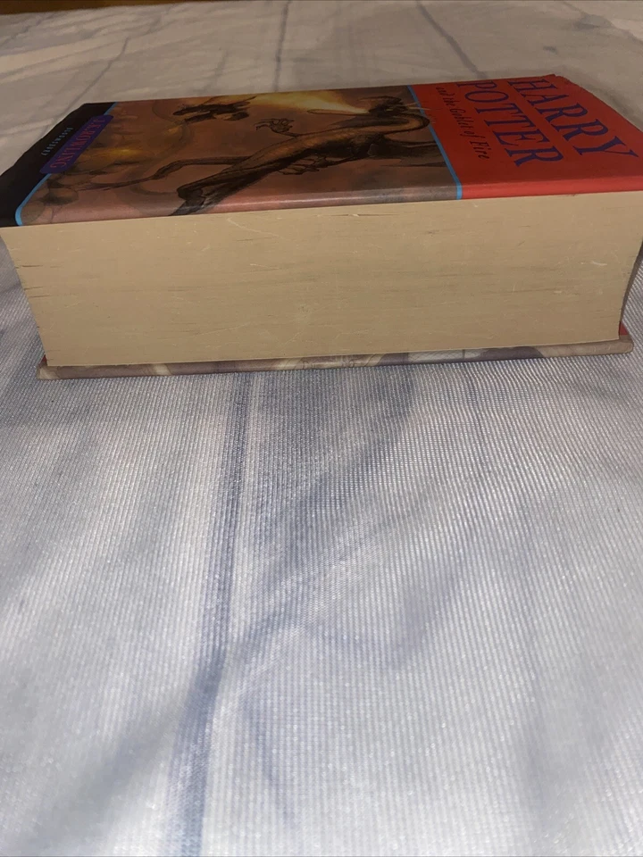 Harry Potter & The Goblet of Fire First UK Edition Hardcover Bloomsbury 2000 Vtg - Image 4 of 4