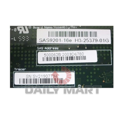 LSI SAS9201-16e 16-Port SAS+SATA to PCI Express Host Bus Adapter