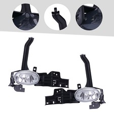 Pair For 2008 2009 2010 Honda Accord Ex Ex-l Clear Lens Fog Lights Driving Lamps