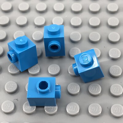 87087 LEGO Parts Brick Modified 1x1 w/ Stud on 1 Side DARK AZURE
