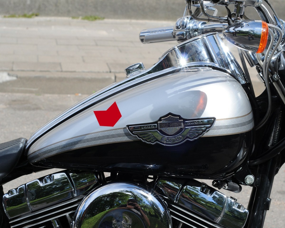 Harley-Davidson Softail Springer FXSTS 100th Anniversary decals