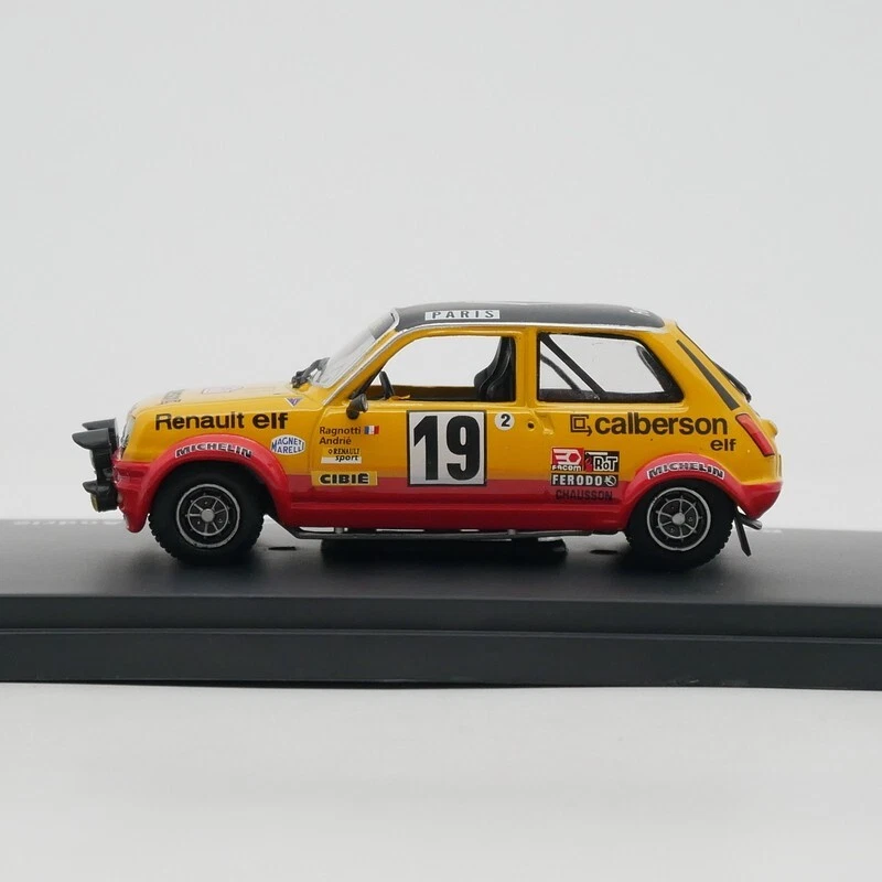 ixo 1:43 Renault 5 Alpine WRC 1978 Diecast Car Model Toy Vehicle - Image 3 of 4
