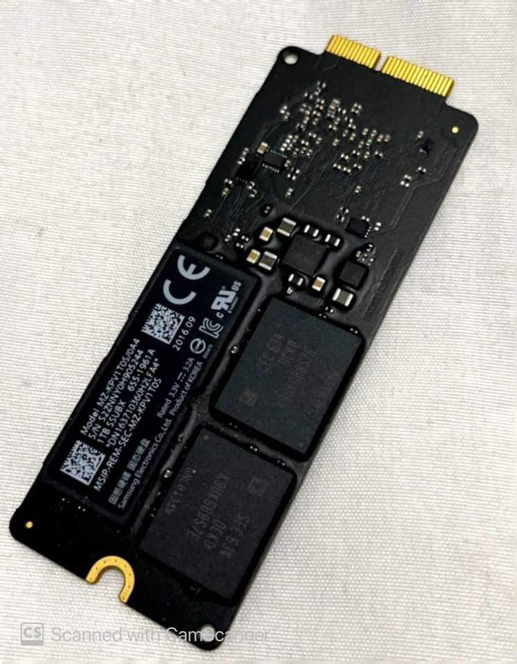 Genuine Apple 1TB Flash drive MacPro6,1 (2013) SSUBX 1500 Mb 655-1961A Samsung - Image 2 of 4