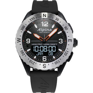 Alpina Men's AlpinerX Quartz Outdoors Smart Watch 45mm AL-283LBBO5SAQ6 - Click1Get2 Deals&set=par&price_min=200&sale=mega Discount&set=par&discount=60 Or More&sale=mega Discount