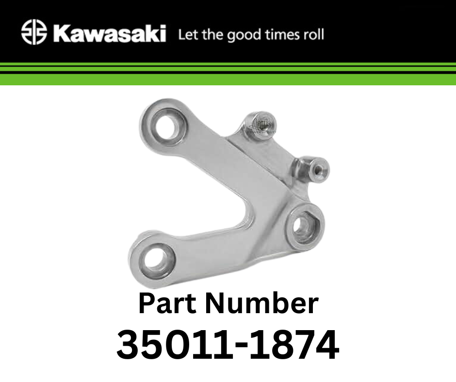 Kawasaki Genuine OEM Part 35011-1874 Stay Bracket,FR step, LH | eBay