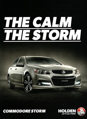 Holden Commodore VF Limited Edition Storm SS V8 or SV6 Brochure