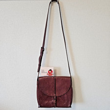 [Tasse USA pagate] borsa a tracolla genten in pelle marrone media Giappone tr...