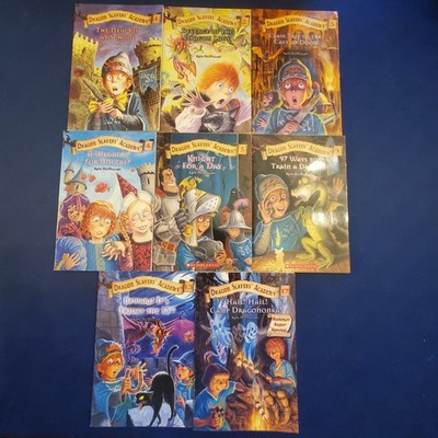 Lot 8 Dragon Slayers  Academy Books Kate McMullan 1-5, 9, 13, 17 Paperback
