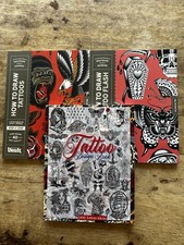 How To Draw Tattoo Flash V1,V2 Tattoo Design Book 1400 Tattoos The Vault Rama