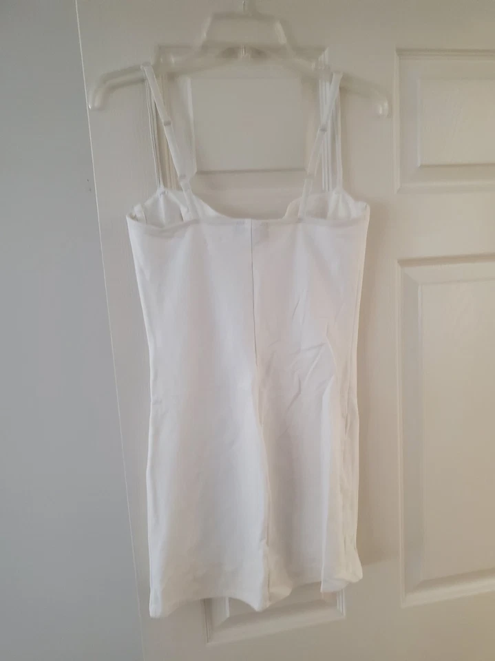 Nancy Ganz Body Adelgazantes Prendas moldeadoras Body Años 90 Talla 38C Lencería Blanca con Aros  Foto 2 de 4