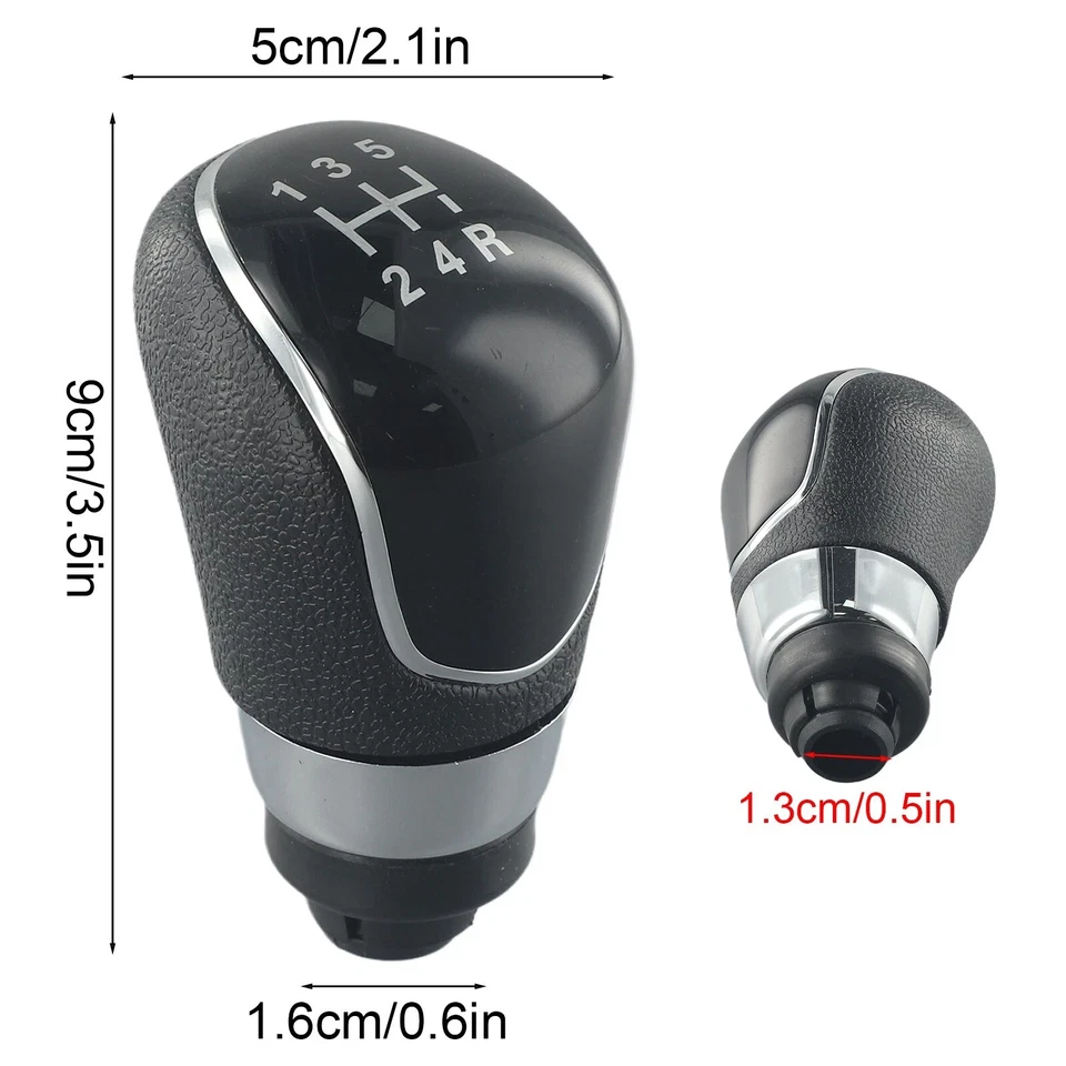 For Ford Fiesta Focus Kuga Mondeo S-max 2008-2013 Gear Shift Knob Manual 5 Speed - image 4 of 4