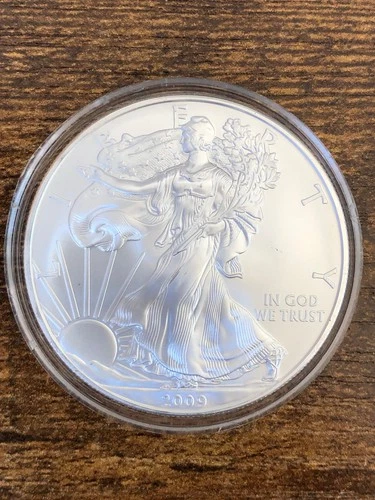 2009 WALKING LIBERTY AMERICAN EAGLE .999 FINE SILVER DOLLAR COIN 1oz. $1 USA BU