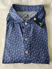 NWT LARGE Johnnie O Pin Up Featherweight Performance Polo MSRP 110