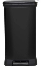 Image of Curver Deco Bin Rectangular Pedal 50L, Black