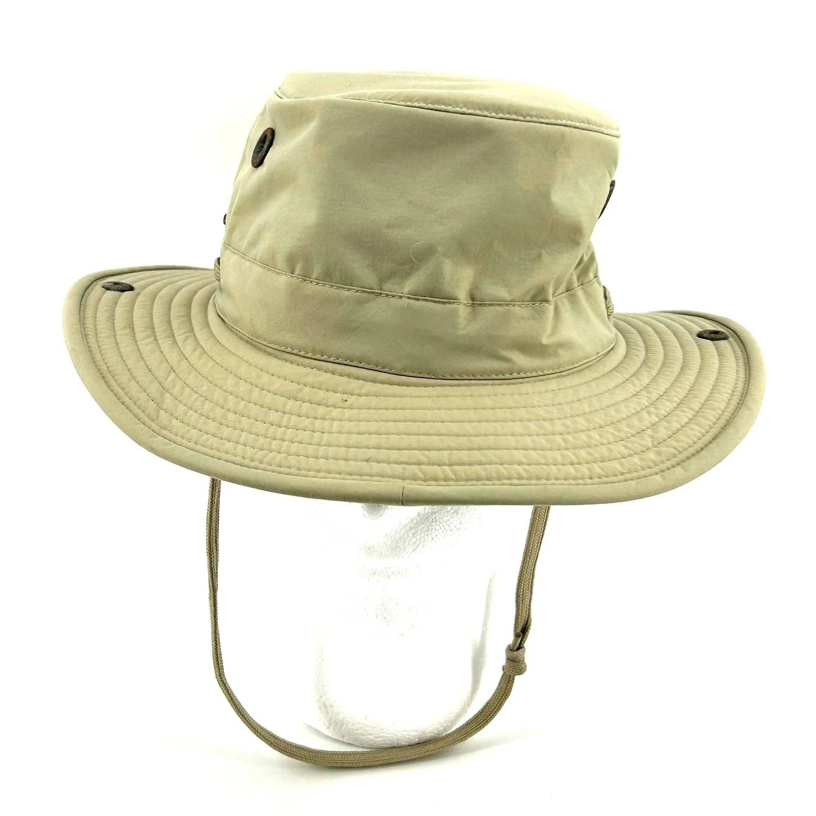 Tilley Endurables T3 Nylamtium Khaki Sun Hat 7 1/4 Mens Safari Hiking Fishing