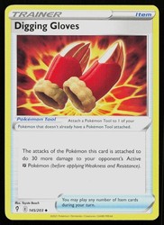 Digging Gloves 145/203 Evolving Skies Uncommon Trainer