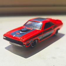 Hot Wheels 164 1971 Dodge Challenger Diecast Car Orangeblack Unopened