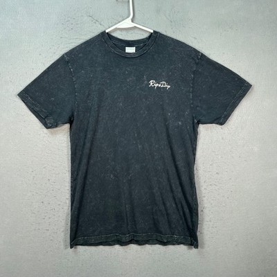 Ripndip Never Been Wetter Graphic T Shirt Mens Large Black Acid Wash Cotton