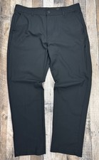 Hurley Hybrid Performance Pants Men 34x30 Black Water Repellent Stretch Golf