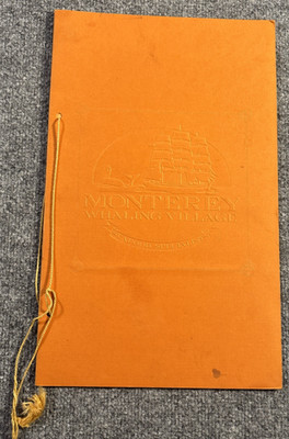 Monterey Whaling Company Menu Seafood Specialist Mount Prospect Illinois Orange