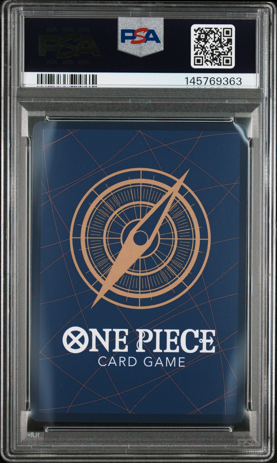 2025 ONE PIECE OP10-ROYAL BLOOD ALTERNATE ART #118 MONKEY D. LUFFY PSA 10 view 2