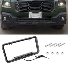12v Car Neon Lamp Tube Led Light Smoke License Plate Frame Universal Accessories