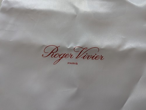Authentic Roger Vivier White Dust Bag 14.5" x 10.5" - Picture 3 of 7
