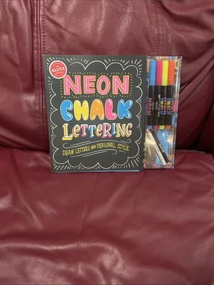 Neon Chalk Lettering by Klutz Editors NIP
