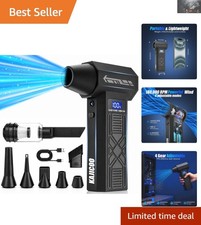 Advanced Compressed Air Duster Fast Charging, Reusable Filter, Durable Design