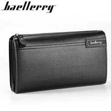 Baellerry New Men Wallets Big Capacity Handbags Cell Phone Pocket Passcard Pocke