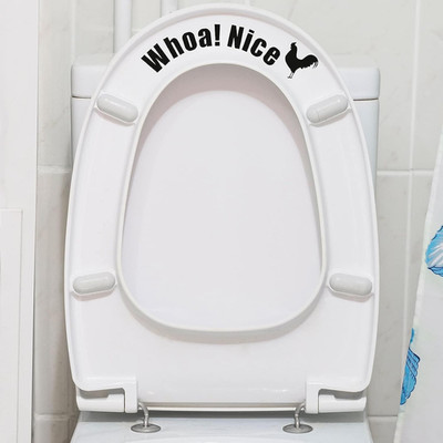 Whoa Whoa Nice Toilettenaufkleber, Whoa Nizza Wc-Aufkleber, Wasserdicht, Vinyl,