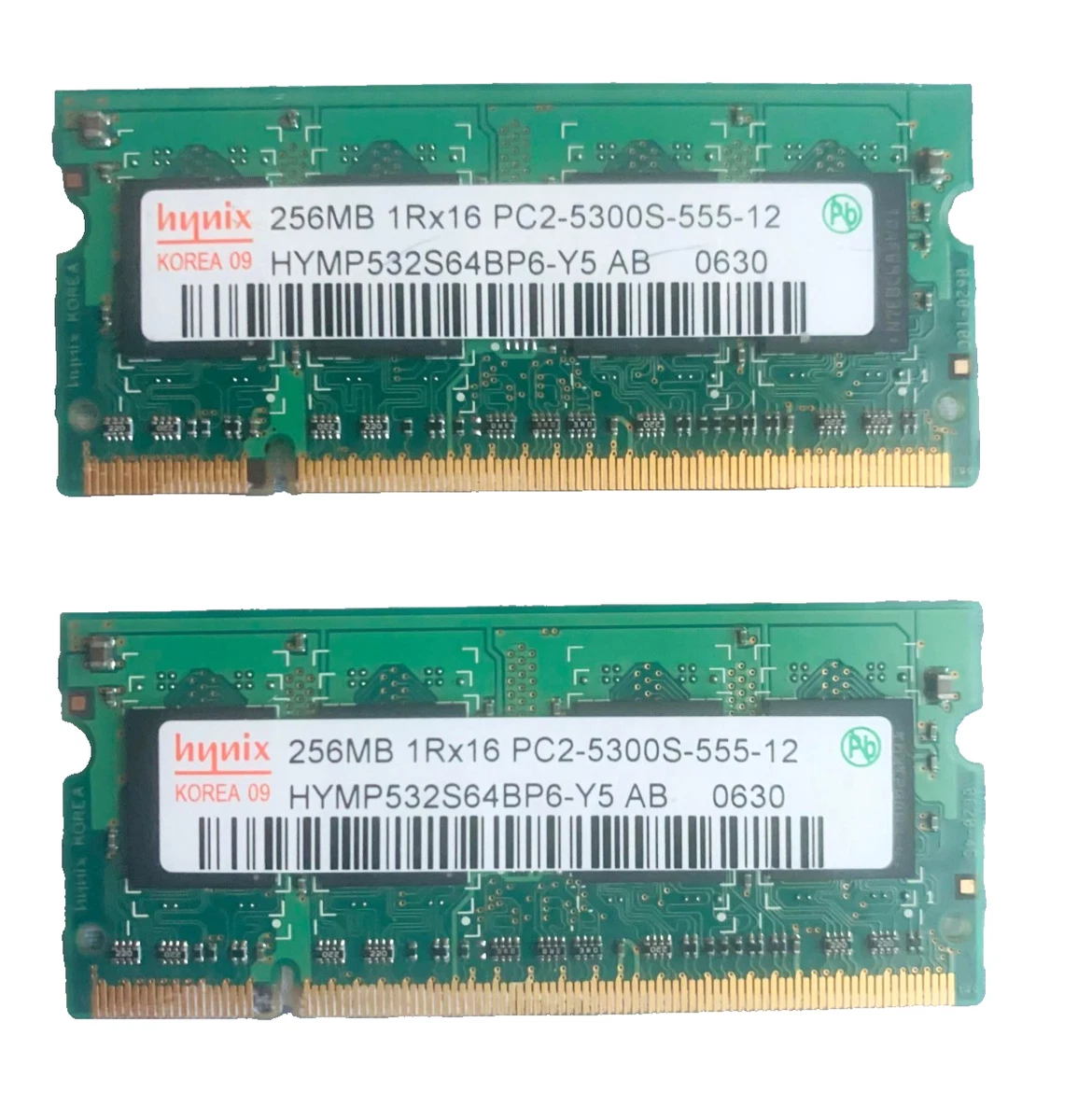 Hynix PC2-5300 DDR2-667 Computer Memory (RAM) 512 MB Capacity per