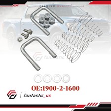 1900-2-1600 Replacement Safety Chain U-Bolt Kit for B W Gooseneck Hitches US