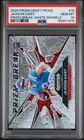 Jaxson Dart Prizm 25 Draft Picks Rookie Card White Sparkle SSP PSA 10 POP 1