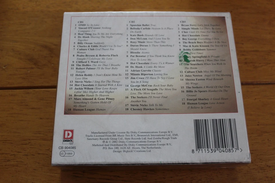 So In Love 3CD Box Set 54 Hits Roxy Music Belinda Carlisle Kate Bush OMD 2002 - Image 2 of 2