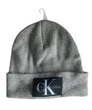 Calvin Klein Jeans Grey Beanie Hat BNWT