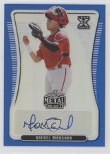 2020 Leaf Metal Draft Blue Rainbow 33/35 Rafael Marchan #BA-RM1 Auto 4z8
