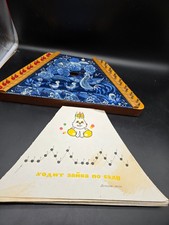 Wooden Zither Lap Harp 15 String Lacquered Hand Painted Harp with Music sheet