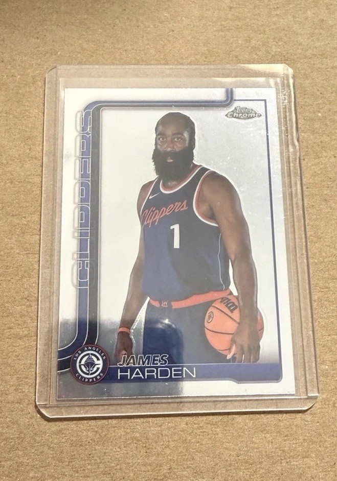 2025-26 Topps Chrome James Harden Image Variation SSP CLIPPERS