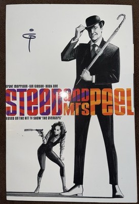 Steed and Mrs Peel Book 1 Grant Morrison and signed by artist Ian Gibson Eclipse
